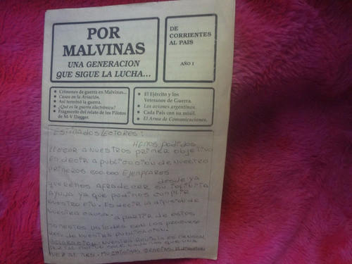 Por Malvinas Una Generacion Que Sigue Su Lucha - Revista 0