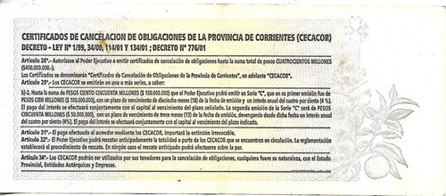 Ec# 319 Bono 10 Pesos Corrientes Serie C Ex- Palermo 1