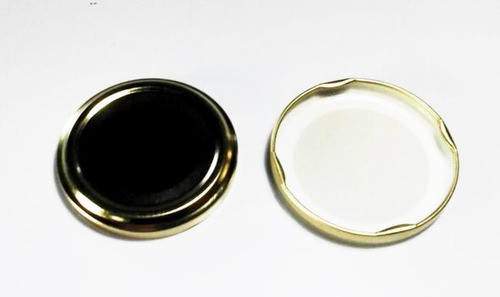 200 Tapas Frasco Axial 63 Mm Doradas - Envio Gratis 1