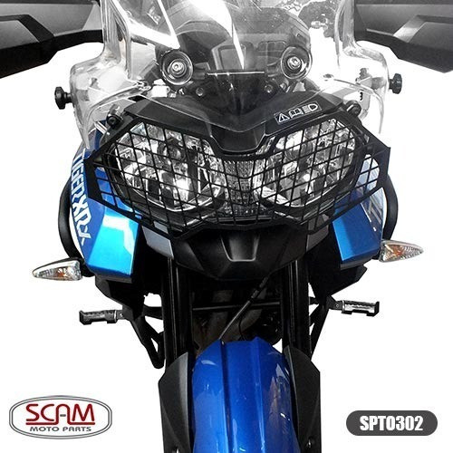 Protector Farol Acero Carbono Triumph Tiger 800 Mk Motos 0