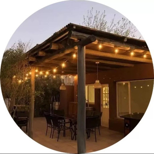 Guirnalda De Luces 35 Metros Con Focos Tipo Kermesse Vintage 1