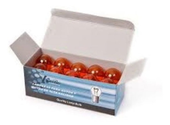 Lámpara Halógena W5w 12v T10 Cirucito Impreso Posicion Ambar 1