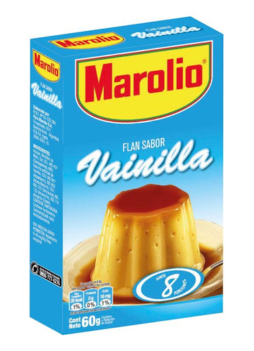Pack X 36 Unid. Flan  Vainilla 60 Gr Marolio Flanes 0