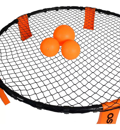 Juego De Playa Jardin Spikeball 3 Pelotas Juego Kit Deporte 0