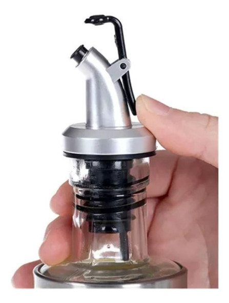 Pico Vertedor Plata Botella De Aceite/ Bebidas X 3 U 0