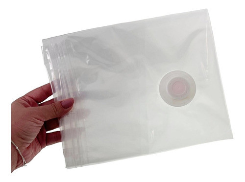 Kit 6 Organizador A Vacuo 50x60 + 6 Sacos 70x110 Edredom Etc 1