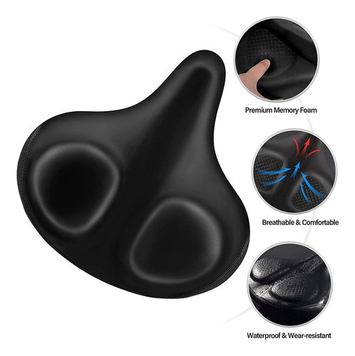 Asiento Para Bicicleta Xmifer Color Negro 1