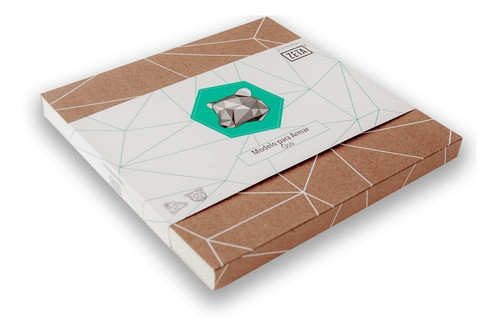 Rompecabezas 3d De Oso En Papel Kraft 1