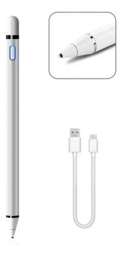 Caneta Touch Ponta Fina Branco 1