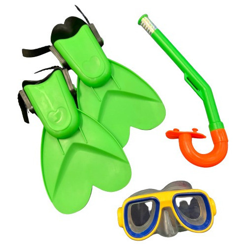 Set Buceo Chico Pata De Rana Antiparra Snorkel Faydi 107s3f2 1