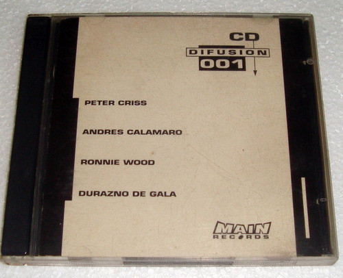 Andres Calamaro Ronnie Wood Peter Criss Cd Promo 0