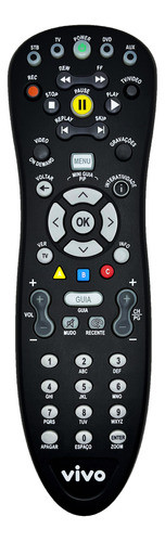 Controle Remoto Compativel Para Vivo Fibra At6400 Luz Verde 0