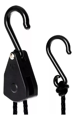 Par De Poleas Gancho De Plástico 5kg Indoor Cultivo. 0