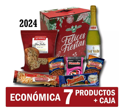 Cajas Navideñas Kit Fiestas Dulce Emielcita 7 Piezas 0