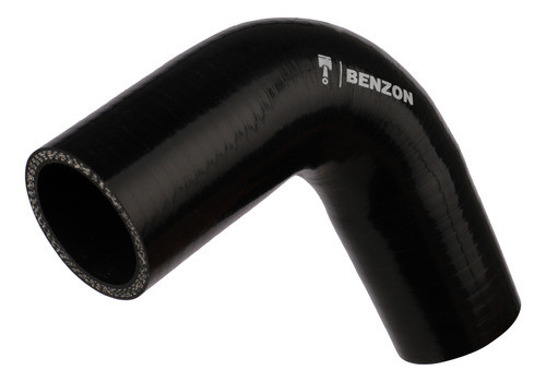 Manguera De Silicona Codo 90º 1.5 Pulgadas Negro Benzon 0