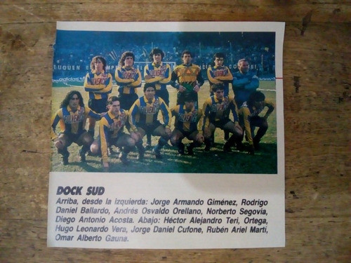 Recorte Dock Sud Temporada 91/92 0