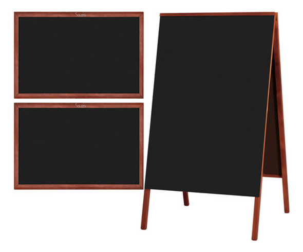 Pack Placa Lousa Quadro Cavalete Calçada 70x50cm Comércio 0