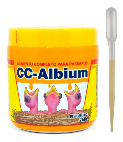 Papinha Biotron Cc Albium 250g + Dosador Para Tratar No Bico 0