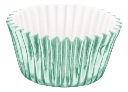 200 Forminhas Laminadas Verde Bebe Número 4 Brigadeiro Doces 0