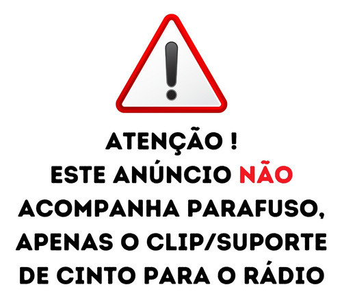 4x Clip Suporte De Cinto Para Rádio Comunicador Baofeng 777s 1
