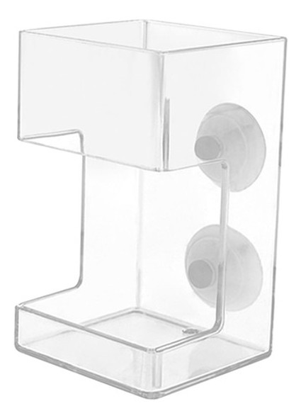 Alimentador De Peixes Acrílico Alimentador De Cubóide 0
