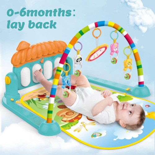 Lezipap Baby Play Mat Baby Gym Centro De Actividades Musical 1