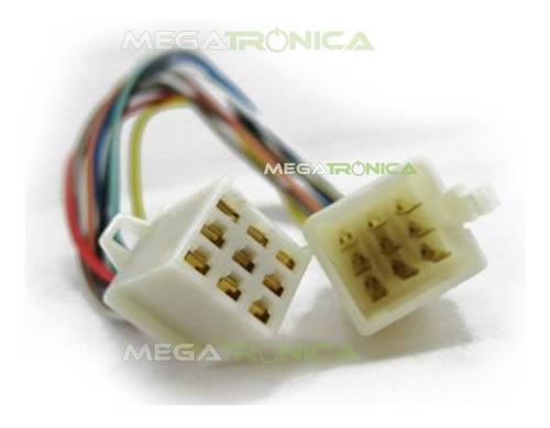 Ficha Cable Conector Empalme 9 Vias Parlantes Macho Hembra 0