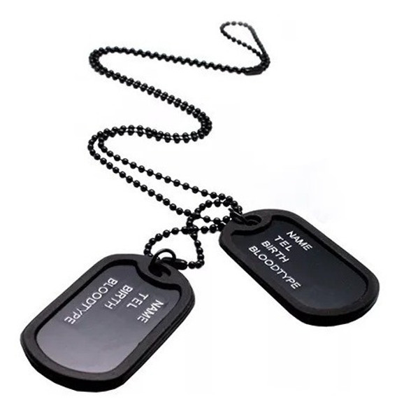 Dog Tags Chapas Militares, Identificadoras Para Grabar Nuevo 1