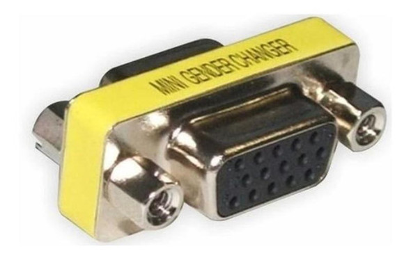 Adaptador Union Vga Hembra A Vga Hembra 15 Pines 0