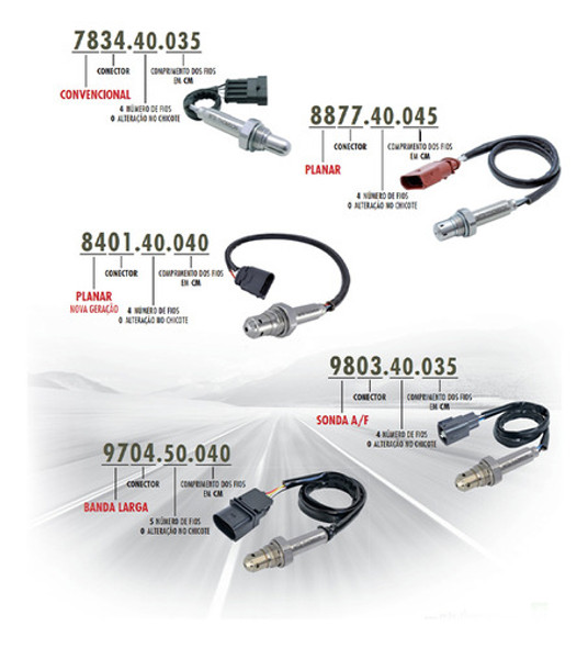 Sonda Lambda Toyota Corolla 1.8/2.0 Vvt-i 1