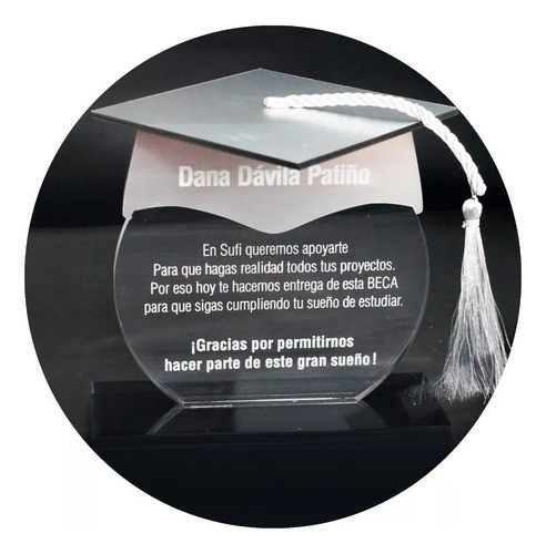 Placa De Acrílico, Trofeos, Premios Egresados 1