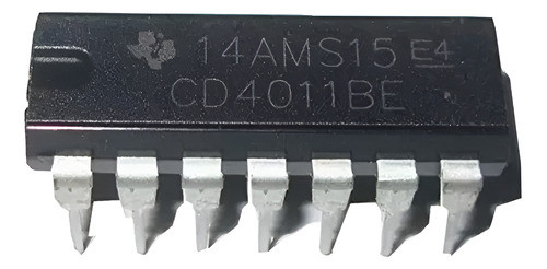 Integrado Cd4011 Dip Cd4011b Cd4011be Compuertas Nand Nubbeo 0