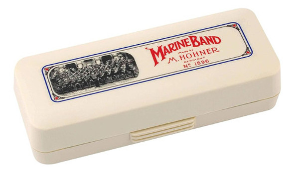 ~? Hohner 1896bx Marine Band Harmonica, Key Of B Natural Min 1