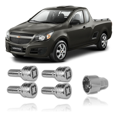 Trava Parafuso Antifurto De Rodas Gm Montana 0