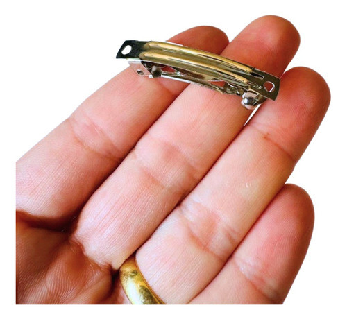 100 Base Presilha Montagem Cabelo 5,0cm- Atacado* 1