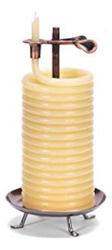 Vela Por Hora 80hor Vela Vertical Cera De Abeja Natural Ecol 0