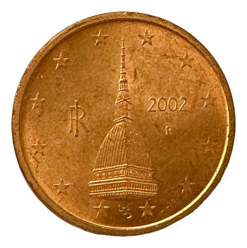 Italia - 2 Euro Cent - Año 2002 - Km #211 - Cupula : 0