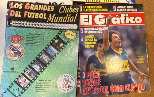 Lote 6 Revistas Variadas De Fútbol El Gráfico, Ez3 0
