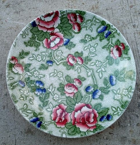 Antiguo Plato De Te Loza Rodolfo Eisler England 15cm Diam. 0
