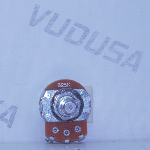 Potenciómetro 25k B (lineal) Marca Alpha 1