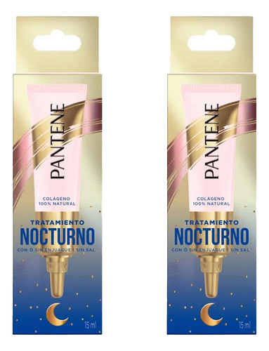 Pack Ampolla Capilar Pantene Nocturno Colágeno 15 Ml 0