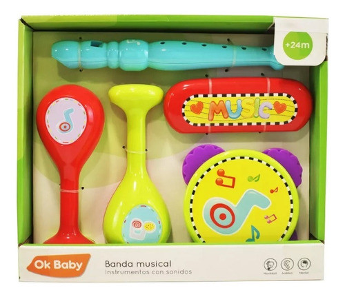 Banda Musical Sonidos De Instrumentos Ok Baby Lny 0179 0