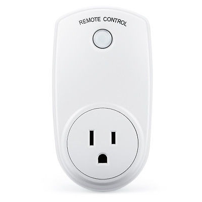 1 Paquete Inalámbrico De Control Remoto Enchufe Tomacorrient 1
