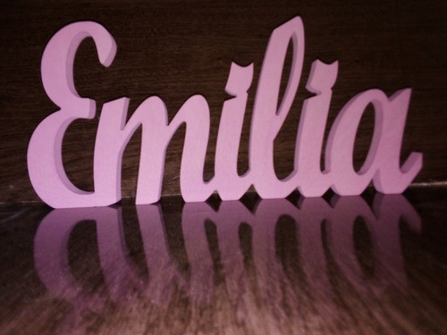 Letras En Madera Pintadas - Mdf- 16 Cm . Para Decoración 1