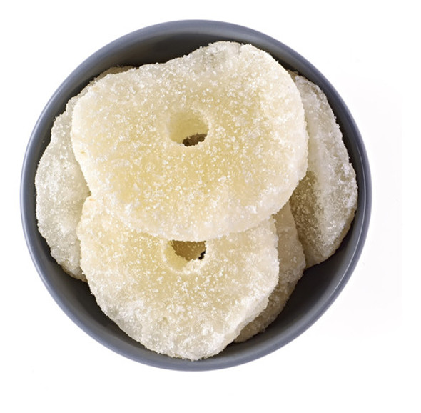 Abacaxi Cristalizado Em Rodela 250g - Qualidade Premium 0 Abacaxi Cristalizado Em Rodela 250g - Qualidade Premium 0