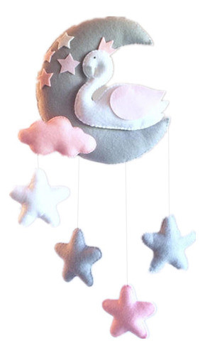 Berço De Bebê Suspenso Móvel No Teto Com Decoração De Estrel 1