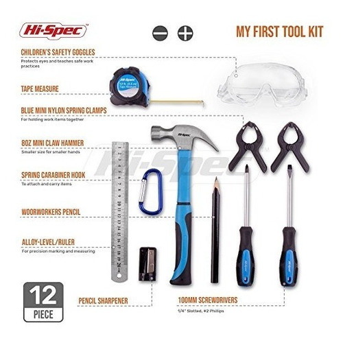 Juego De Herramientas Para Jóvenes Constructores De 12 Pieza 1