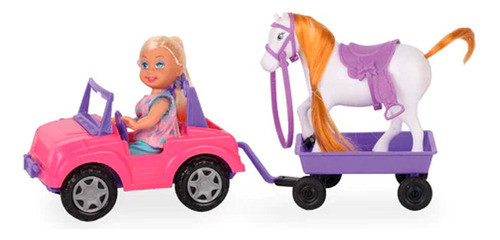Muñeca Abby En Jeep Y Su Pony Ik0471 Girls Pop 0