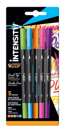 Marcadores Bic Intensity Duo X 5 0