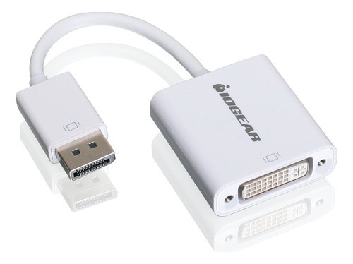 Cable Adaptador Iogear Displayport A Dvi, Blanco, Gdpdviw6 0